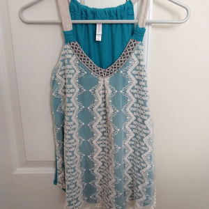 Teal Blue Tank Top